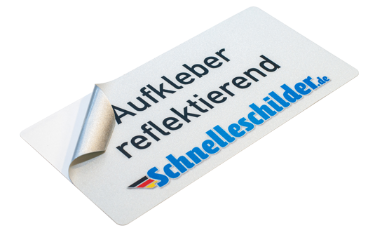 Aufkleber reflektierend