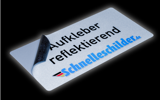Aufkleber reflektierend