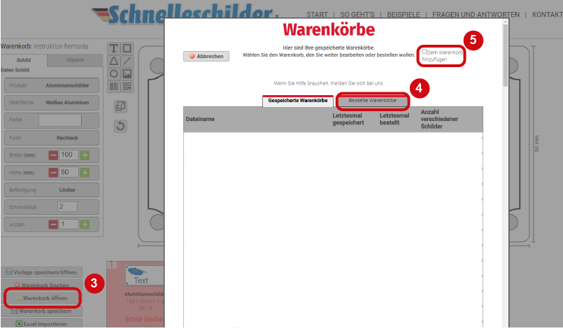 Wie gestalten Sie eigenen Schilder